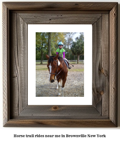 horse trail rides near me in Brownville, New York